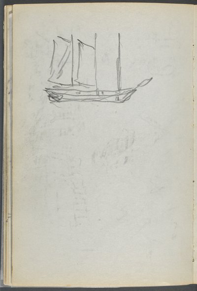 Luonnoslehti, The Dells, nro 127, sivu 106: Purjevene. tekijältä Maurice Prendergast
