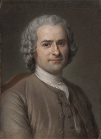 Jean-Jacques Rousseaun muotokuva 1712-1778 tekijältä Maurice Quentin de La Tour