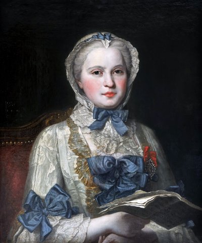 Saksin prinsessa Maria Josephan muotokuva 17311767 tekijältä Maurice Quentin de La Tour