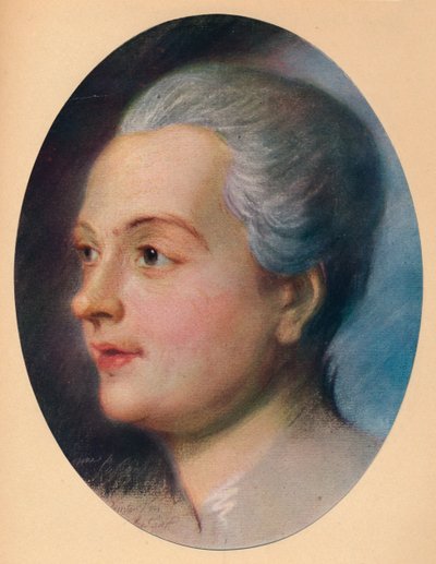 Naisen muotokuva, c1751 tekijältä Maurice Quentin de La Tour