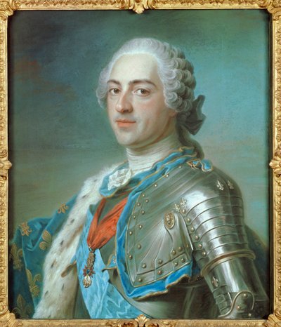 Ludvig XV ... tekijältä Maurice Quentin de La Tour