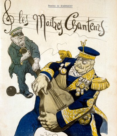 Karikatyyri voilautasessa tekijältä Maurice Radiguet