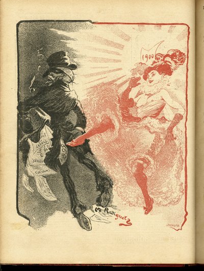 Kuvitus Maurice Radiguetista (1866-1941) Le Riressa tekijältä Maurice Radiguet