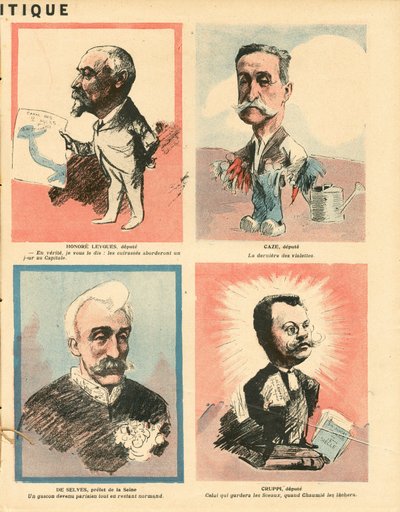 The Butter Plate, numero 229, Satiirinen väreissä tekijältä Maurice Radiguet