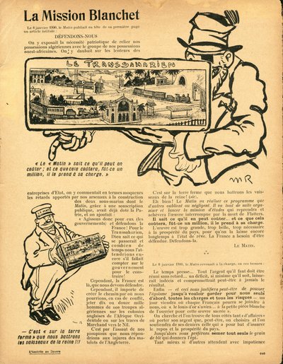 Voilautanen, numero 353, satiirinen väri tekijältä Maurice Radiguet
