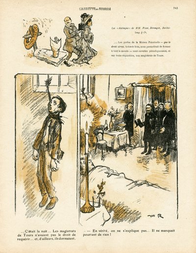 Voilautanen, numero 411, satiirinen väri tekijältä Maurice Radiguet