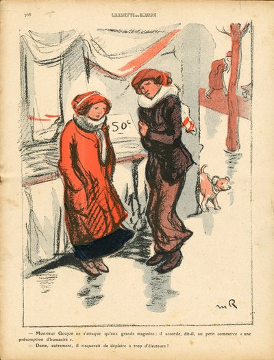 Voilautanen, numero 516, satiirinen väri tekijältä Maurice Radiguet