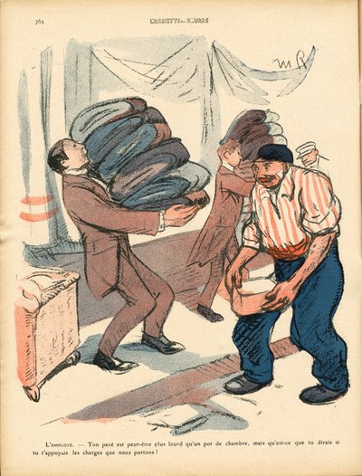 Voilautanen, numero 516, satiirinen väri tekijältä Maurice Radiguet