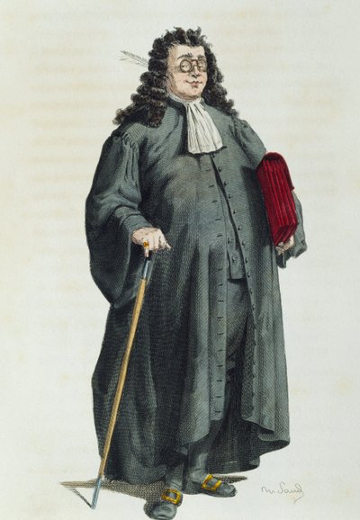 Notaari tai asianajaja vuonna 1725, kirjoittanut Maurice Sand (1823-1889) tekijältä Maurice Sand