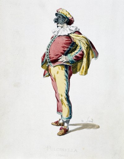 Pulcinella (Polichinelle) tekijältä Maurice Sand