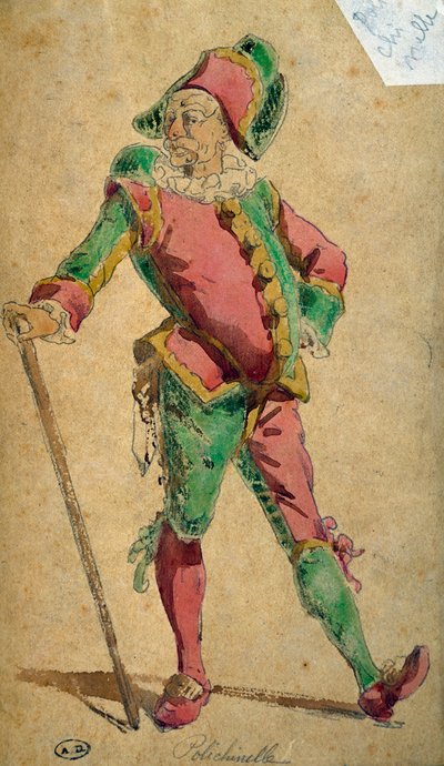 aPulcinella, personatge de la Commedia dell