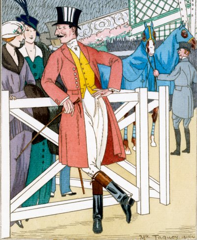 "Gazette du Bon Ton": N. 4, Les Propos Obligantes, järjestetty Concours Hippiquelle tekijältä Maurice Taquoy