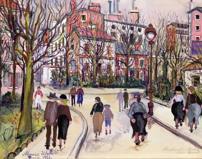 Kylän katu tekijältä Maurice Utrillo
