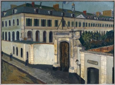 Saint-Martinin sotilassairaala tekijältä Maurice Utrillo