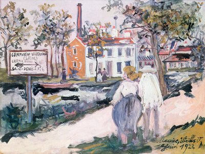 Villetaneusen tehdas tekijältä Maurice Utrillo