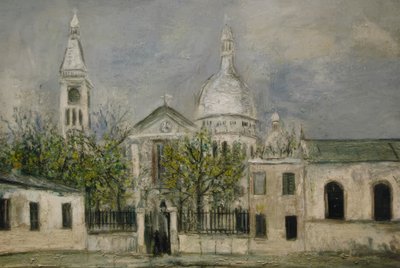 St. Pierre de Montmartren kirkko tekijältä Maurice Utrillo