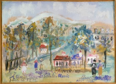 Auvergne, La Sainte-Marie tekijältä Maurice Utrillo