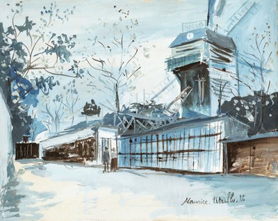 La Moulin de la Galette, Pariisi tekijältä Maurice Utrillo