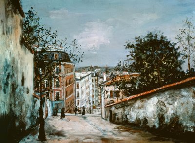 Rue du Mont-Cenis Montmartressa tekijältä Maurice Utrillo