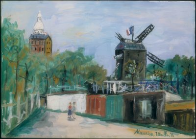 Le Moulin de la Galette tekijältä Maurice Utrillo
