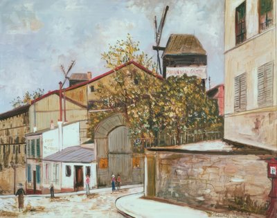 Le Moulin de la Galette tekijältä Maurice Utrillo