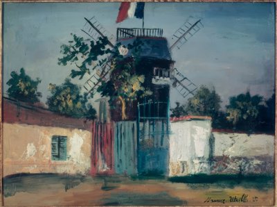 Le Moulin de la Galette tekijältä Maurice Utrillo