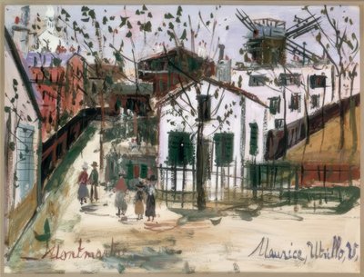 Montmartre tekijältä Maurice Utrillo