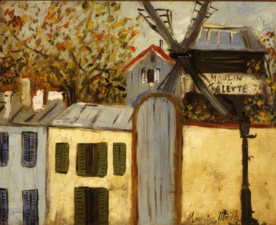 Moulin de la Galette tekijältä Maurice Utrillo