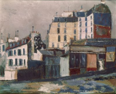Rue Ravignan, Pariisi tekijältä Maurice Utrillo