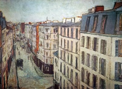 Jonquière-katu tekijältä Maurice Utrillo