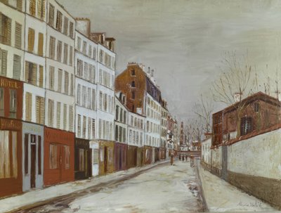 Poissonniers-katu tekijältä Maurice Utrillo