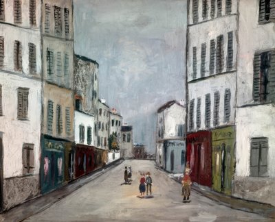 Mont-Cenis-katu tekijältä Maurice Utrillo