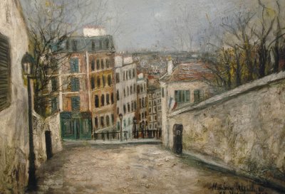 Rue du Mont-Cenis (Calle del Mont-Cenis) tekijältä Maurice Utrillo