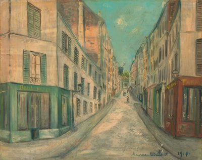 Katu Pariisissa tekijältä Maurice Utrillo