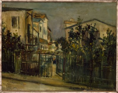 Katu Montmartressa tekijältä Maurice Utrillo
