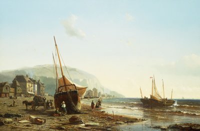 Normandian rannikolla, tekijältä Mauritz Frederik Hendrik De Haas