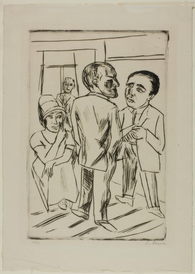Hotellilla (Dollari) tekijältä Max Beckmann