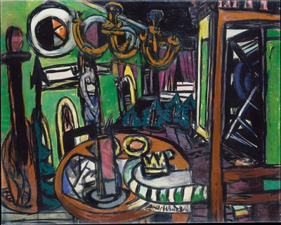 Kulissien takana tekijältä Max Beckmann