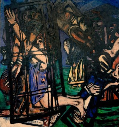 Ilmapallo tuulimyllyllä. Mylly tekijältä Max Beckmann