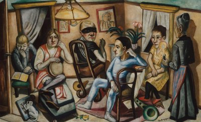 Ennen Naamioballia, 1922. tekijältä Max Beckmann