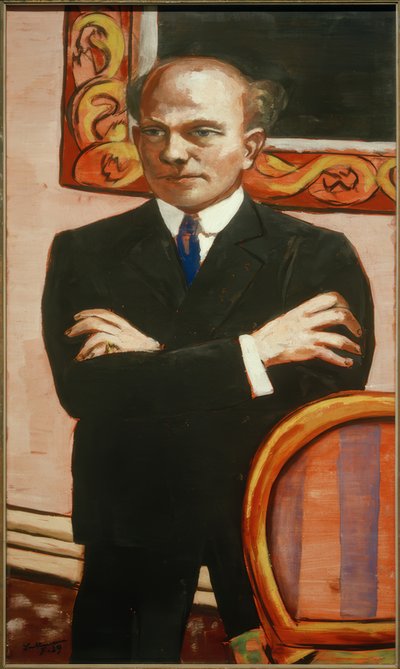 Gottlieb Friedrich Reberin muotokuva tekijältä Max Beckmann