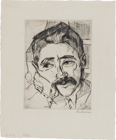 Walter Carlin (1884-1956) muotokuva tekijältä Max Beckmann