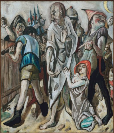 Kristus ja avionrikkoja tekijältä Max Beckmann
