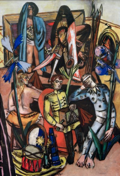Leiermann (Elämän laulu) tekijältä Max Beckmann