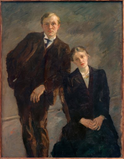 Kaksoismuotokuva Max Beckmann ja Minna Beckmann-Tube tekijältä Max Beckmann