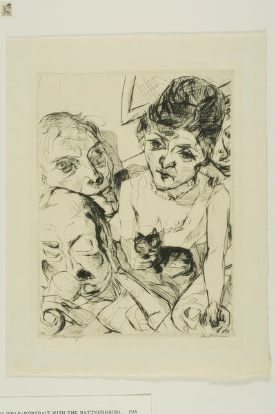Ilta, levy kymmenen kasvoilta tekijältä Max Beckmann