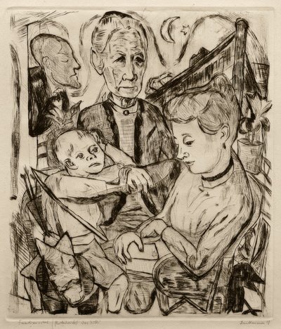 Perhekohtaus tekijältä Max Beckmann
