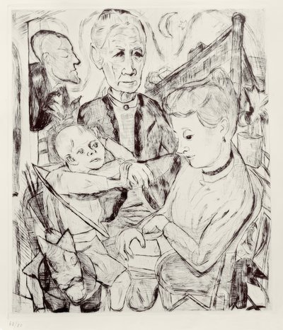 Perhekohtaus tekijältä Max Beckmann