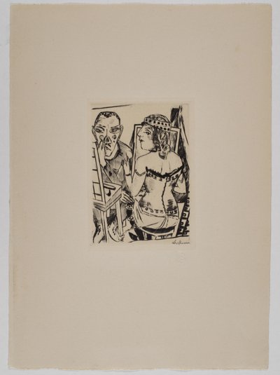 Pukuhuone tekijältä Max Beckmann
