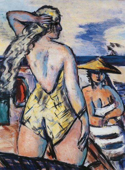 Tytöt meren rannalla tekijältä Max Beckmann